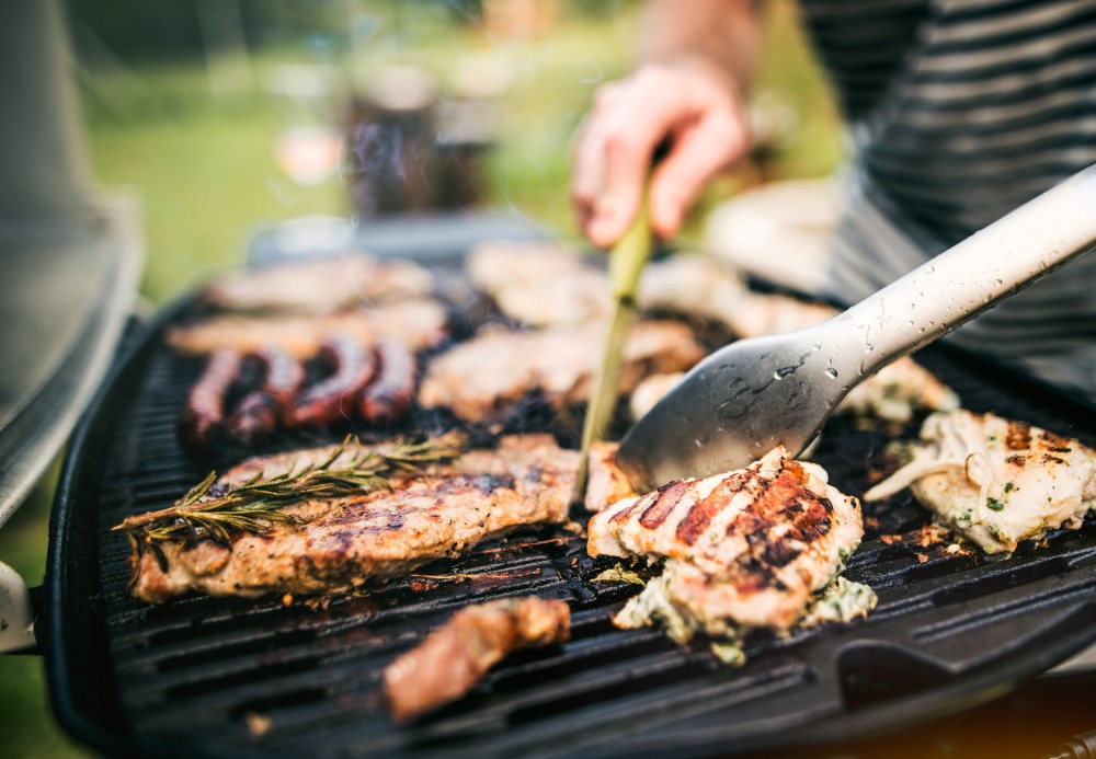 Grillabend im Freien am Sonnenhof