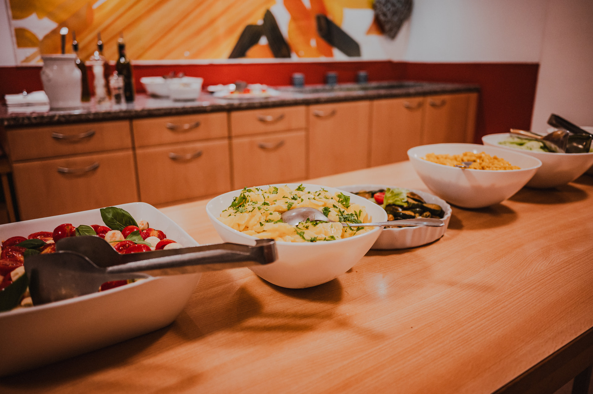 Frische regionale Produkte am Buffet des Sonnenhof